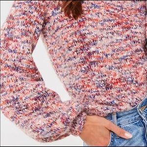 PRICE DROP! Forever 21 multicolor fuzzy sweater